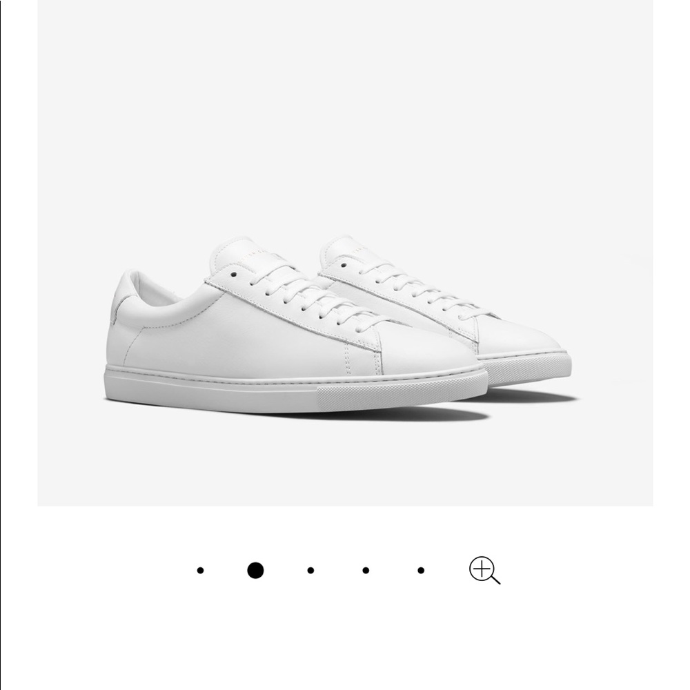 Oliver cabell white leather sneakers